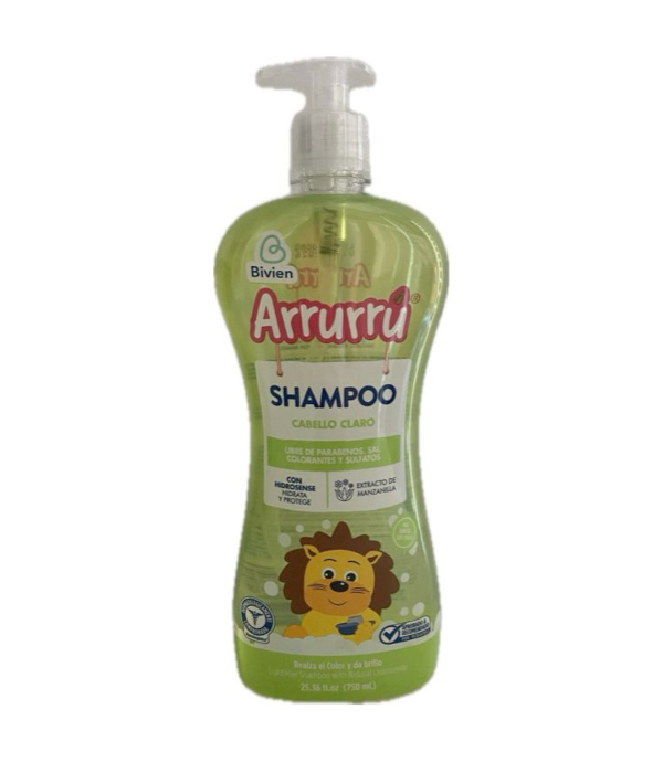 SHAMPOO ARRURU CABELLO CLARO FRASCO X 750 ML